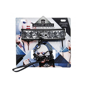Platinum Bound Halsband Met Riem