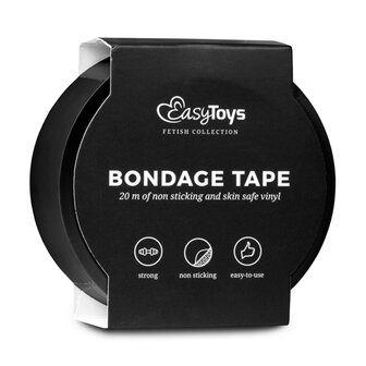 Zwarte bondagetape