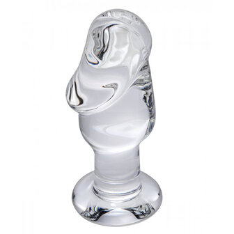 Asvini Glazen Buttplug - Transparant