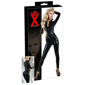 Latex Catsuit Met Ritsen