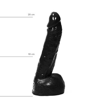 Realistische Dildo 21 cm - Zwart
