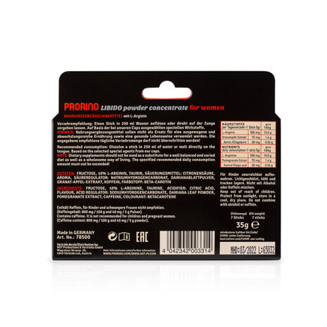 HOT Prorino Libido capsules Voor Vrouwen - 7 stuks