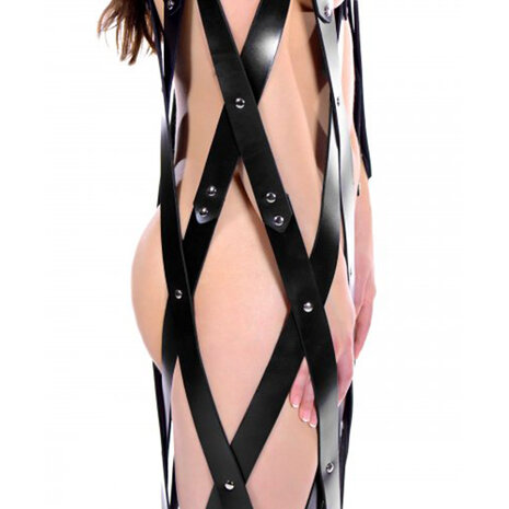 Leren bondage hangkooi