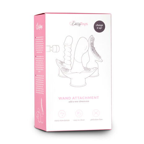 EasyToys Wand Collection – Opzetstuk Voor Clitoris Stimulatie - Zwart