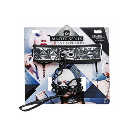 Platinum Bound Halsband Met Riem