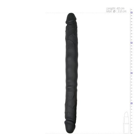 Double Ended Dildo - Zwart