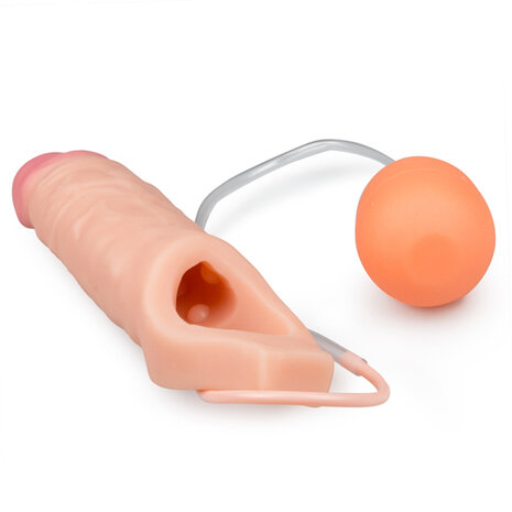 Realistische spuitende penissleeve