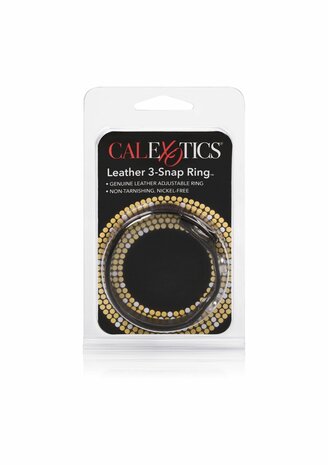 Leather 3-Snap Ring