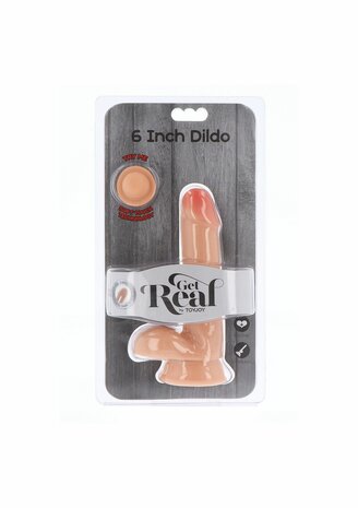 Dual Density Dildo 6 in. Balls