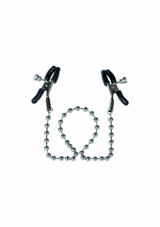 Silver Beaded Nipple Clamps