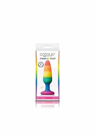 Pleasure Plug Rainbow Small