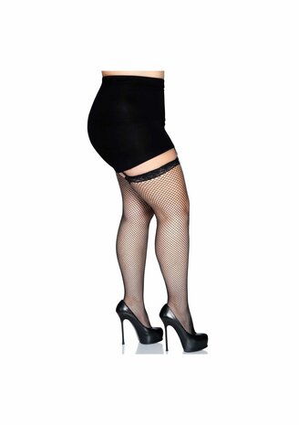 Plus Size Fishnet Stockings
