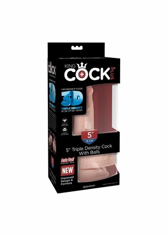 3D Cock with Balls 5 inch
