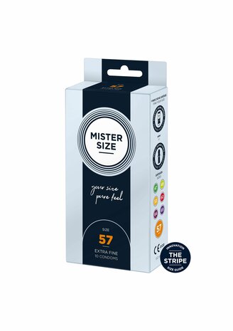 MISTER SIZE 57mm Condoms 10pcs