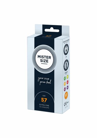 MISTER SIZE 57mm Condoms 10pcs