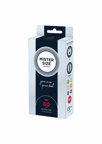 MISTER SIZE 60mm Condoms 10pcs