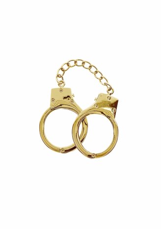 Gold Plated BDSM Handcuffs