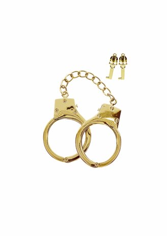 Gold Plated BDSM Handcuffs