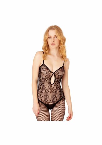 Keyhole Net Bodystocking