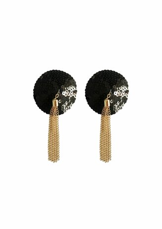Sequin Nipple Covers w Chain