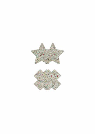 Pasties Star &amp; Cross 2 Pair