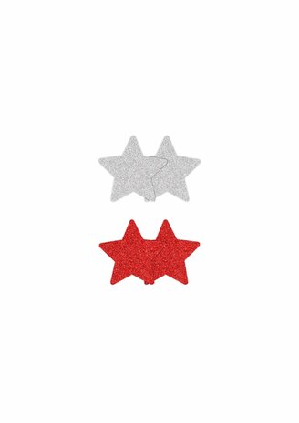 Pasties Glitter Stars 2 Pair