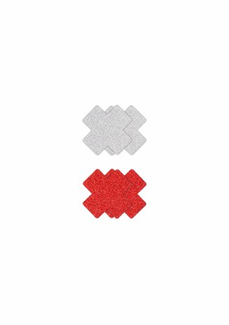 Pasties Glitter Cross 2 Pair