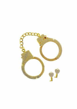 Diamond Wrist Cuffs Gold