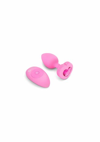 B-Vibe Vibr Heart Plug S/M