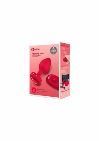 B-Vibe Vibr Heart Plug M/L