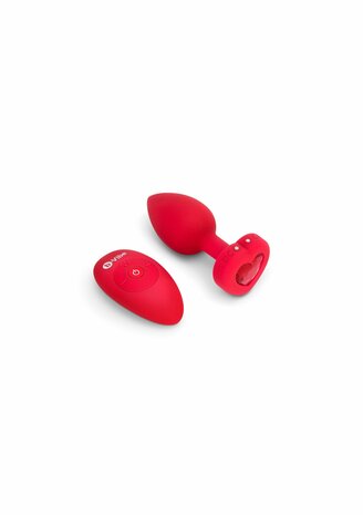 B-Vibe Vibr Heart Plug M/L