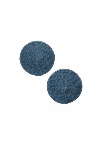Ride Em Denim Round Pasties