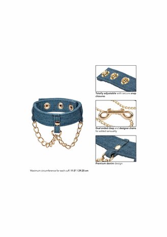 Ride Em Denim Ankle Cuffs