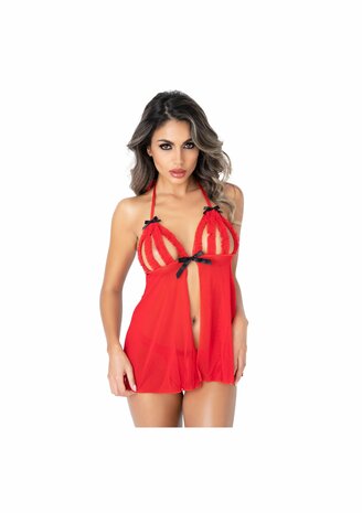 Peek-a-boo Ruffle Babydoll