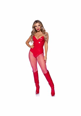 Vinyl Boned Bodysuit