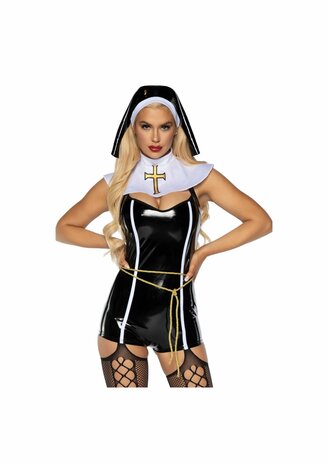 Vinyl Sinful Sister Romper