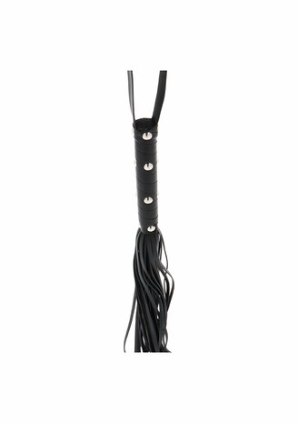 Long Studded Flogger Whip