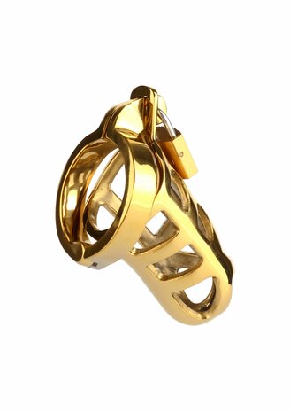 Brutal Chastity Cage Gold