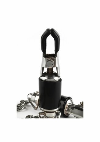 Barrel Tit Clamps With Chain
