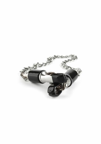 Barrel Tit Clamps With Chain