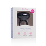 Love Ring Vibrerende Cockring - Zwart_