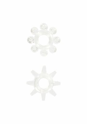 Power Stretchy Rings 2pcs - Transparent