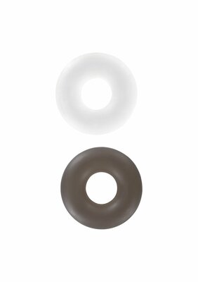 Stud Rings 2pcs - Transparent