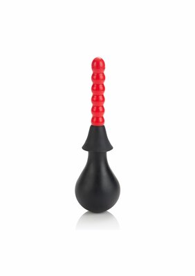 Ribbed Anal Douche - Black