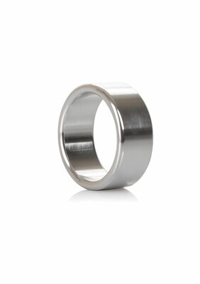 Alloy Metallic Ring - M - Silver