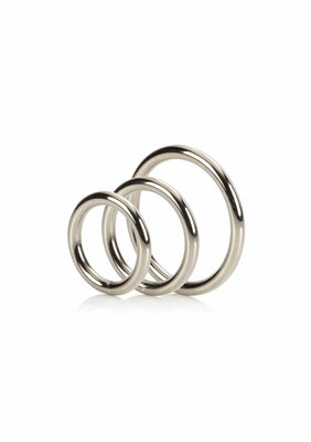 Silver Ring - 3 Piece Set - Silver