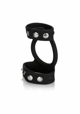 Silicone Tri-Snap C & B Cage - Black
