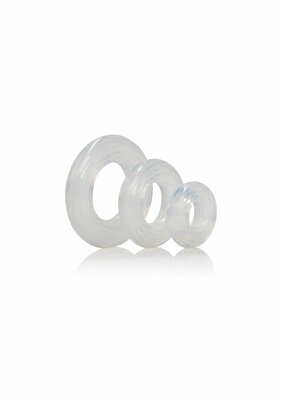 Premium Silicone Ring Set - Transparent