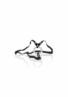 Lover Thong w/ Pleasure Pearls - Black