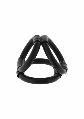 Tri Ring Cock Cage - Black